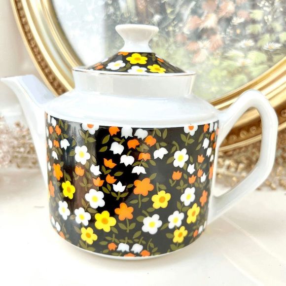 Enesco Other - Vintage 1970's ENESCO Ceramic Floral Tea Pot